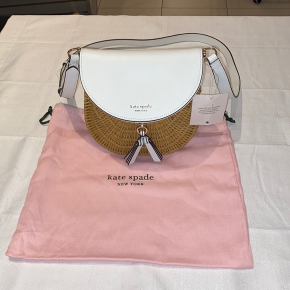 kate spade Bags Kate Spade Wicker Crossbody Bag Poshmark
